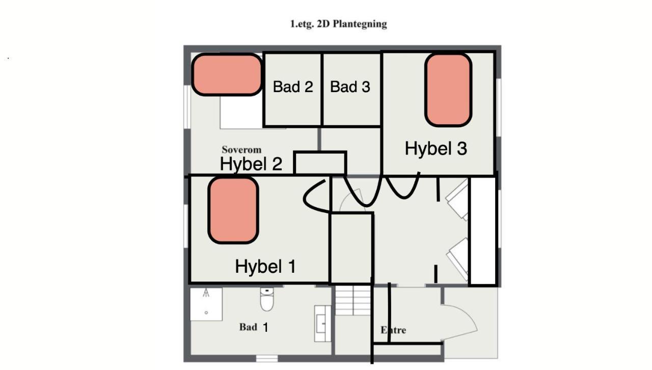 Mosjoen Overnatting, Tordenskjolds Gate 24B Eksteriør billede